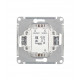 Выключатель Systeme Electric Glossa двухклавишный встраиваемый бежевый (GSL000251)