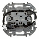 Выключатель Legrand Inspiria двухклавишный встраиваемый белый с подсветкой (673630)