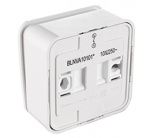 Выключатель Systeme Electric Blanca одноклавишный накладной белый (BLNVA101011) Выключатель Systeme Electric Blanca одноклавишный накладной белый (BLNVA101011)
