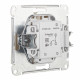 Выключатель Systeme Electric AtlasDesign двухклавишный встраиваемый бежевый с подсветкой (ATN000253)
