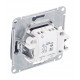 Выключатель Systeme Electric Glossa двухклавишный встраиваемый антрацит (GSL000751)