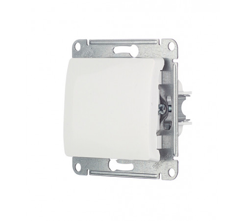 Выключатель Systeme Electric Glossa одноклавишный встраиваемый белый (GSL000111) Выключатель Systeme Electric Glossa одноклавишный встраиваемый белый (GSL000111)