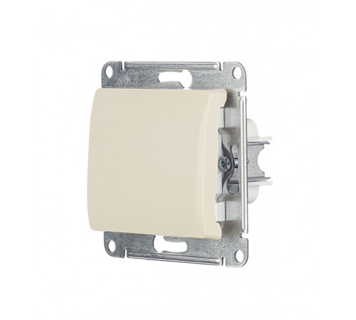 Выключатель Systeme Electric Glossa одноклавишный встраиваемый бежевый (GSL000211) Выключатель Systeme Electric Glossa одноклавишный встраиваемый бежевый (GSL000211)