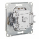 Выключатель Systeme Electric AtlasDesign одноклавишный встраиваемый бежевый с подсветкой (ATN000213)