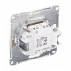 Выключатель Systeme Electric Glossa двухклавишный встраиваемый бежевый с подсветкой (GSL000253)