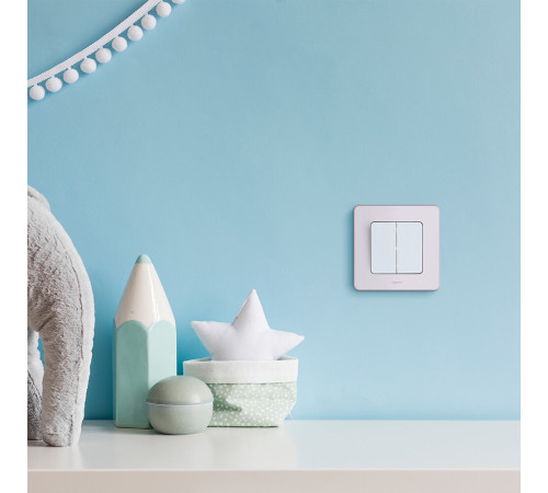 Выключатель Legrand Inspiria двухклавишный встраиваемый белый (673620) Выключатель Legrand Inspiria двухклавишный встраиваемый белый (673620)