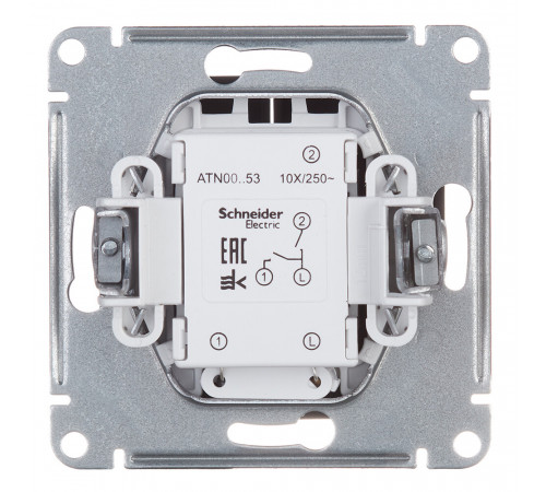 Выключатель Systeme Electric AtlasDesign двухклавишный встраиваемый карбон с подсветкой (ATN001053) Выключатель Systeme Electric AtlasDesign двухклавишный встраиваемый карбон с подсветкой (ATN001053)