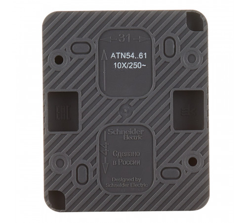 Переключатель Systeme Electric AtlasDesign Profi54 одноклавишный накладной антрацит (ATN544061) Переключатель Systeme Electric AtlasDesign Profi54 одноклавишный накладной антрацит (ATN544061)
