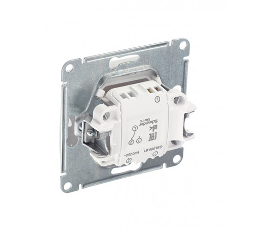 Переключатель Systeme Electric Glossa одноклавишный встраиваемый белый (GSL000161) Переключатель Systeme Electric Glossa одноклавишный встраиваемый белый (GSL000161)