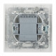 Переключатель EKF Минск одноклавишный встраиваемый белый (ERV10-025-10)