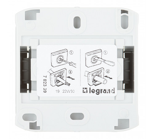 Выключатель Legrand Quteo одноклавишный накладной серый (782339) Выключатель Legrand Quteo одноклавишный накладной серый (782339)