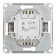 Переключатель Systeme Electric Glossa двухклавишный встраиваемый бежевый (GSL000265)