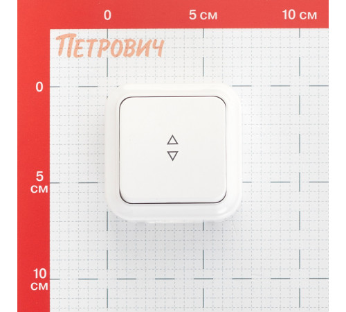 Выключатель Svet одноклавишный накладной белый проходной (EV 0366-7510) Выключатель Svet одноклавишный накладной белый проходной (EV 0366-7510)