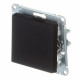Переключатель Systeme Electric AtlasDesign одноклавишный встраиваемый карбон (ATN001071)