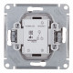 Переключатель Systeme Electric AtlasDesign Aqua одноклавишный встраиваемый карбон (ATN441061)