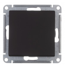 Переключатель Systeme Electric AtlasDesign Aqua одноклавишный встраиваемый карбон (ATN441061)