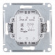 Переключатель Systeme Electric AtlasDesign двухклавишный встраиваемый белый (ATN000165)