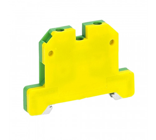 Колодка клеммная винтовая Dekraft ЗН-101 4 кв.мм желто-зеленая (32412DEK) Колодка клеммная винтовая Dekraft ЗН-101 4 кв.мм желто-зеленая (32412DEK)