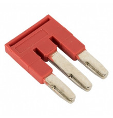 Перемычка EKF PROxima JXB-ST 2,5 3PIN 800 В IP20 компактная красная (20 шт.) (plc-per-st-3PIN-2.5)