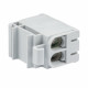 Клемма на 4 провода EKF PROxima КСВ 16-50 2,5-50 кв.мм с пастой (plc-kvs2-16-50-grey)
