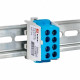 Клемма на 4 провода EKF PROxima 2,5-35 кв.мм с двойным винтом синяя (ksr-2.35-2.25-blue)