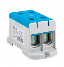 Клемма силовая двойная EKF PROxima 35-150 кв.мм 800 В вводная синяя (kvs2-35-150-blue)
