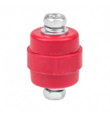 Изолятор EKF PROxima SM-25 IP30 275 А с болтом и шайбой пластиковый красный (10 шт.) (plc-sm-25)