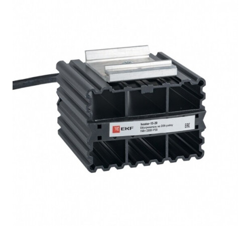 Обогреватель на DIN-рейку EKF PROxima 50х70х85 мм 120-240 В IP20 алюминиевый (heater-30-20) Обогреватель на DIN-рейку EKF PROxima 50х70х85 мм 120-240 В IP20 алюминиевый (heater-30-20)