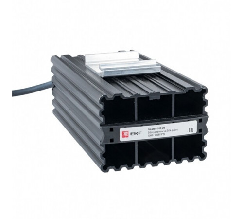 Обогреватель на DIN-рейку EKF PROxima 50х70х240 мм 120-240 В IP20 алюминиевый (heater-150-20) Обогреватель на DIN-рейку EKF PROxima 50х70х240 мм 120-240 В IP20 алюминиевый (heater-150-20)