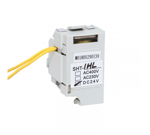 Расцепитель независимый SHT для ETU DC24 слева EKF Averes 50 кА 23 В на DIN-рейку (mccb-1L-SHT-ETU-DC24-av) Расцепитель независимый SHT для ETU DC24 слева EKF Averes 50 кА 23 В на DIN-рейку (mccb-1L-SHT-ETU-DC24-av)