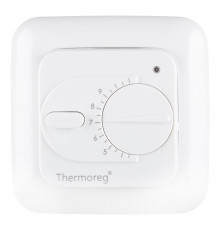 Терморегулятор механический для теплого пола Thermoreg TI-200 белый