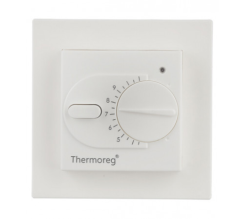 Терморегулятор механический для теплого пола Thermoreg TI-200dis белый