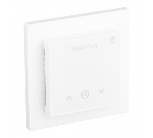 Терморегулятор электронный сенсорный для теплого пола Thermoreg TI-700 NFC белый с поддержкой NFC Терморегулятор электронный сенсорный для теплого пола Thermoreg TI-700 NFC белый с поддержкой NFC