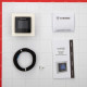 Терморегулятор программируемый для теплого пола Thermoreg TI-970 черный/белый