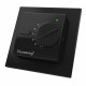 Терморегулятор механический для теплого пола Thermoreg TI-200 Design Black черный