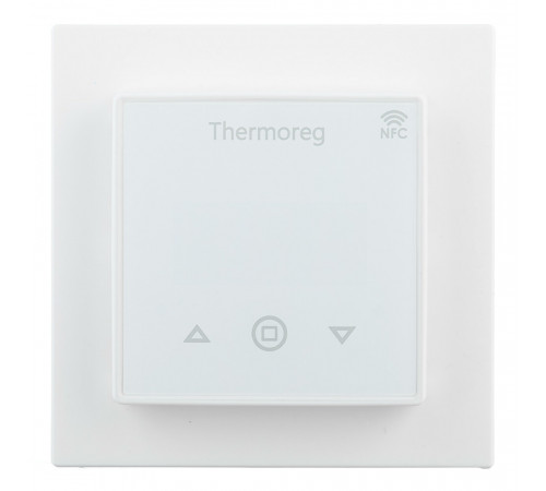 Терморегулятор электронный сенсорный для теплого пола Thermoreg TI-700 NFC белый с поддержкой NFC Терморегулятор электронный сенсорный для теплого пола Thermoreg TI-700 NFC белый с поддержкой NFC
