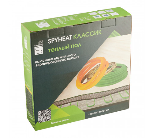 Теплый пол SPYHEAT Классик 1,3-2,6 кв.м 300 Вт 20 м Теплый пол SPYHEAT Классик 1,3-2,6 кв.м 300 Вт 20 м