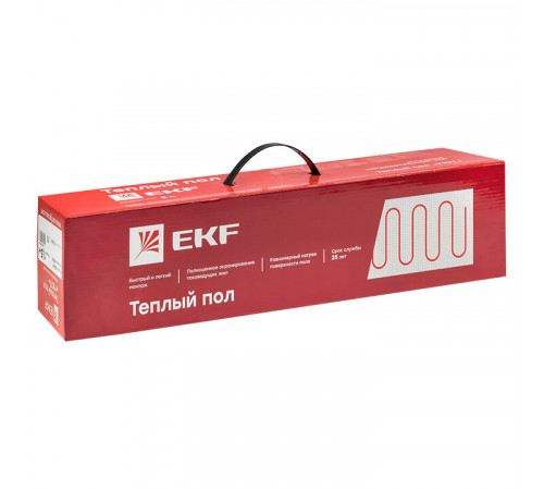 Теплый пол нагревательный мат EKF Уют PROxima 3 кв.м 150 (450) Вт Теплый пол нагревательный мат EKF Уют PROxima 3 кв.м 150 (450) Вт