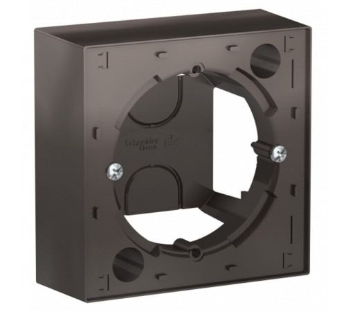 Коробка монтажная Systeme Electric AtlasDesign накладная мокко (ATN000600)