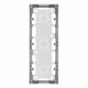 Коробка монтажная Simon 24 Harmonie трехместная накладная алюминий (2400753-033)