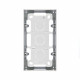 Коробка монтажная Simon 24 Harmonie двухместная накладная алюминий (2400752-033)