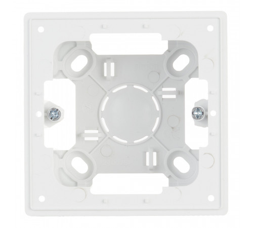 Коробка монтажная Simon 24 Harmonie одноместная накладная белая (2400751-030) Коробка монтажная Simon 24 Harmonie одноместная накладная белая (2400751-030)