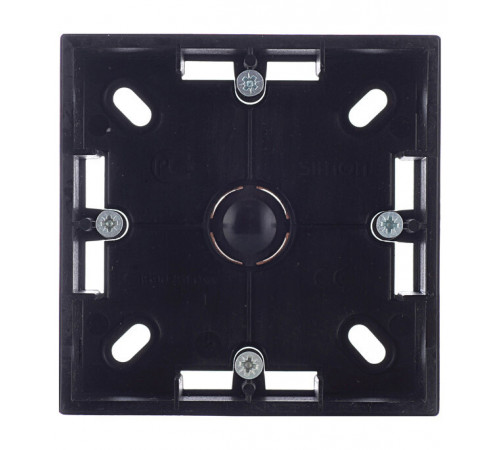 Коробка монтажная Simon 15 накладная графит (1590751-038) Коробка монтажная Simon 15 накладная графит (1590751-038)