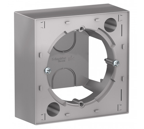 Коробка монтажная Systeme Electric AtlasDesign накладная алюминий (ATN000300)