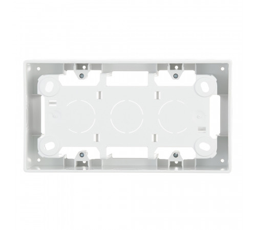 Коробка монтажная Simon 24 Harmonie двухместная накладная белая (2400752-030) Коробка монтажная Simon 24 Harmonie двухместная накладная белая (2400752-030)