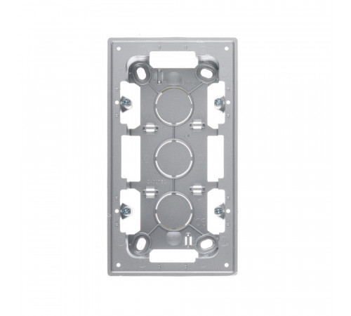 Коробка монтажная Simon 24 Harmonie двухместная накладная алюминий (2400752-033) Коробка монтажная Simon 24 Harmonie двухместная накладная алюминий (2400752-033)