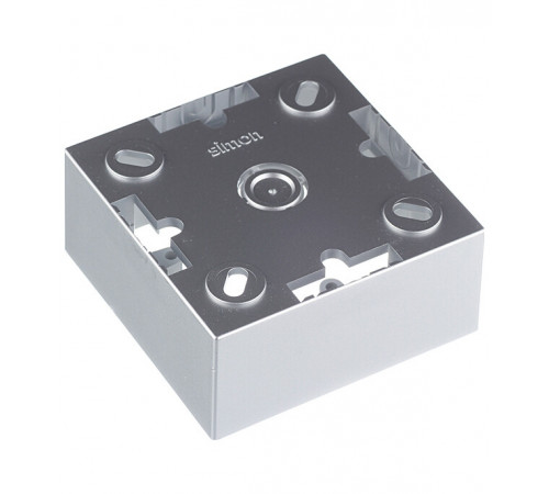 Коробка монтажная Simon 15 накладная алюминий (1590751-033) Коробка монтажная Simon 15 накладная алюминий (1590751-033)