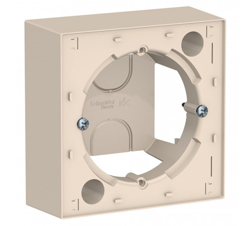 Коробка монтажная Systeme Electric AtlasDesign накладная бежевая (ATN000200) Коробка монтажная Systeme Electric AtlasDesign накладная бежевая (ATN000200)