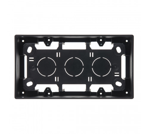 Коробка монтажная Simon 24 Harmonie двухместная накладная графит (2400752-038) Коробка монтажная Simon 24 Harmonie двухместная накладная графит (2400752-038)