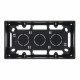 Коробка монтажная Simon 24 Harmonie двухместная накладная графит (2400752-038)